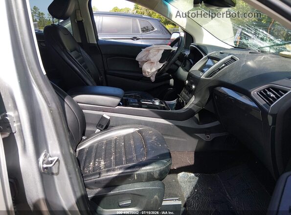 2FMPK3J97LBA71296 2020 FORD EDGE Silver Widok wnętrza z przodu