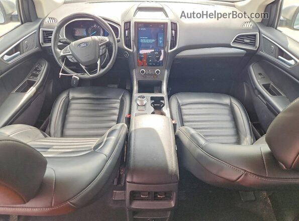 2FMPK3J97MBA08829 2021 FORD EDGE Серебряный Вид панели приборов