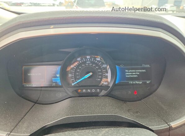 2FMPK3J97MBA08829 2021 FORD EDGE Серебряный Вид щитка приборов