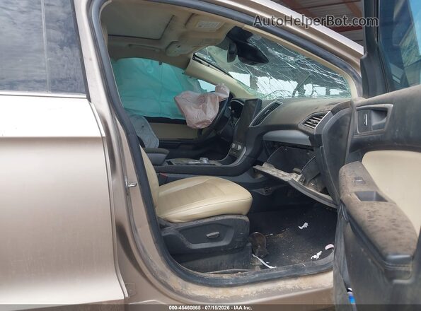 2FMPK3J97MBA65368 2021 FORD EDGE Brown წინა სალონის ხედი