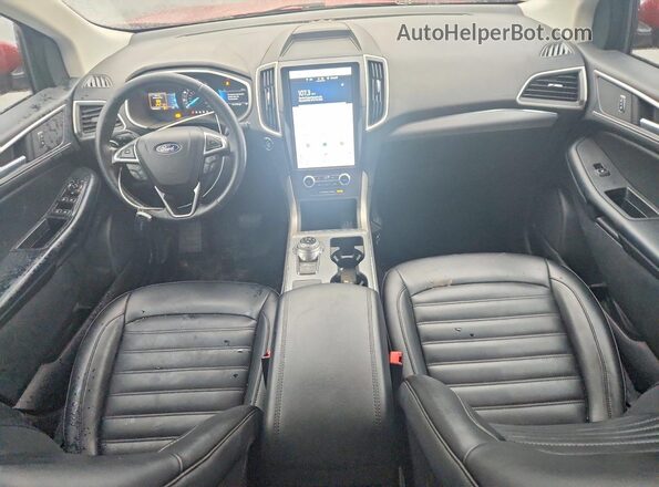 2FMPK3J97MBA66312 2021 FORD EDGE Красный Вид панели приборов