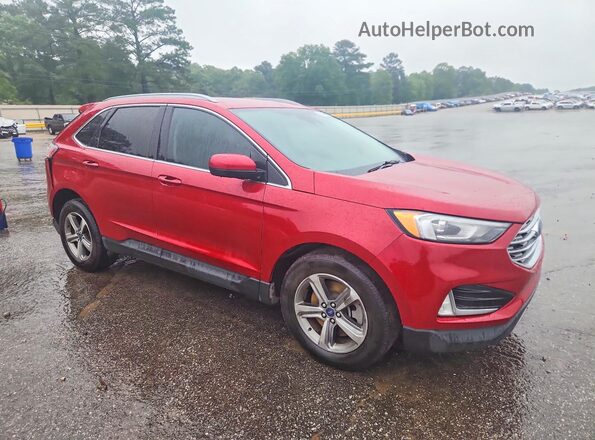 2FMPK3J97MBA66312 2021 FORD EDGE Красный Передняя правая четверть