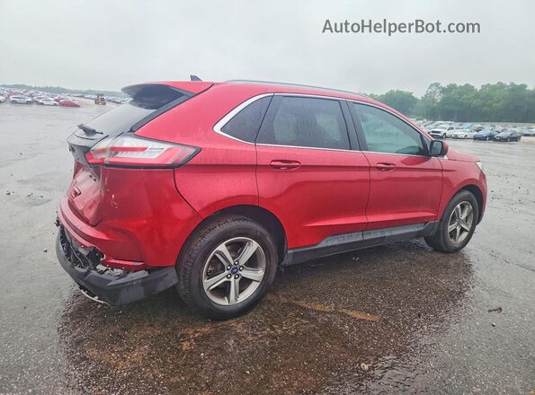 2FMPK3J97MBA66312 2021 FORD EDGE Красный Задняя правая четверть
