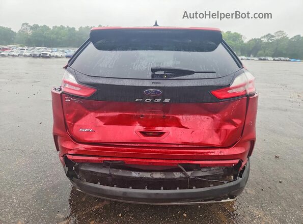 2FMPK3J97MBA66312 2021 FORD EDGE Красный Вид сзади