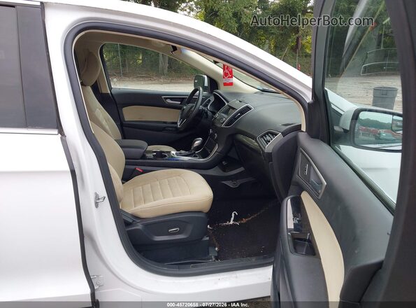 2FMPK3J98GBC16335 2016 FORD EDGE Белый Вид салона спереди