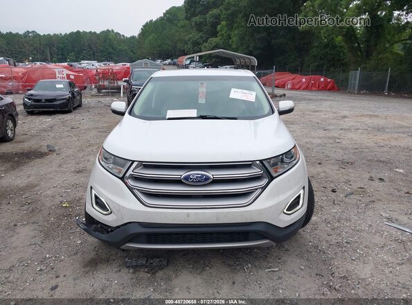 2FMPK3J98GBC16335 2016 FORD EDGE Белый Вид щитка приборов