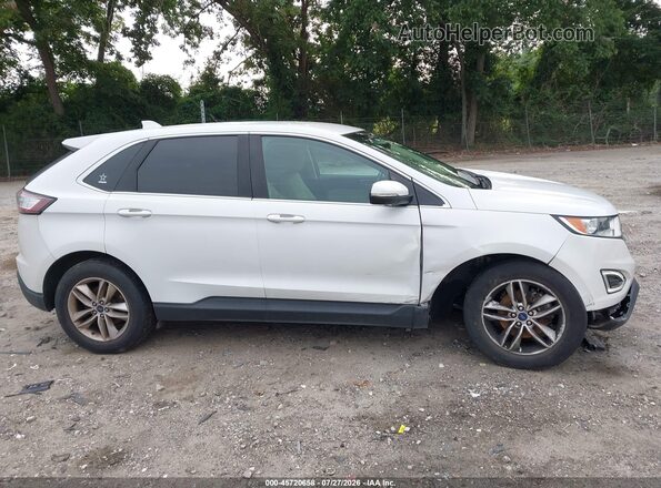 2FMPK3J98GBC16335 2016 FORD EDGE Белый Вид задней части салона