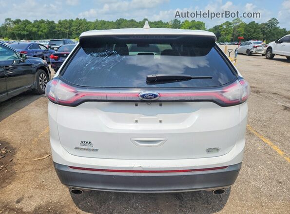 2FMPK3J98HBB30783 2017 FORD EDGE White Widok z tyłu