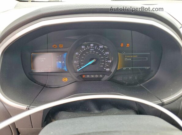 2FMPK3J98HBC27742 2017 FORD EDGE Черный Вид щитка приборов