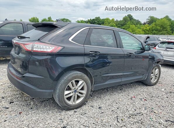 2FMPK3J98HBC27742 2017 FORD EDGE Черный Задняя правая четверть
