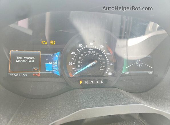 2FMPK3J98JBB25430 2018 FORD EDGE Cream Widok zestawu wskaźników