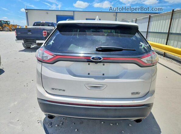 2FMPK3J98JBB25430 2018 FORD EDGE Cream Widok z tyłu