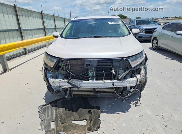 2FMPK3J98JBB25430 2018 FORD EDGE Cream Widok z przodu