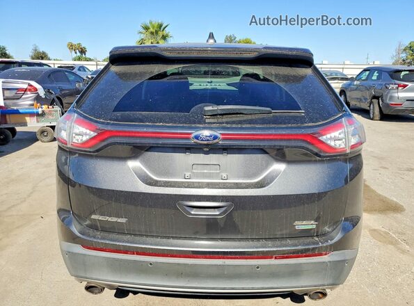 2FMPK3J98JBC32879 2018 FORD EDGE Серый Вид сзади