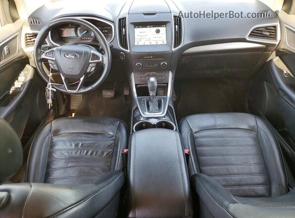 2FMPK3J98JBC32879 2018 FORD EDGE Серый Вид панели приборов