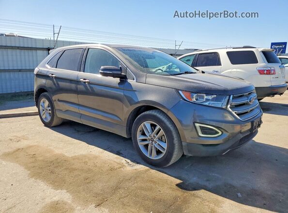 2FMPK3J98JBC32879 2018 FORD EDGE Серый Передняя правая четверть