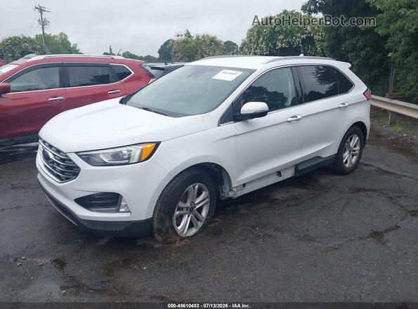 2FMPK3J98KBB00772 2019 FORD EDGE White Передня ліва чверть