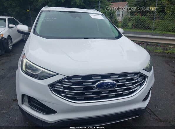 2FMPK3J98KBB00772 2019 FORD EDGE White Вид щитка приладів