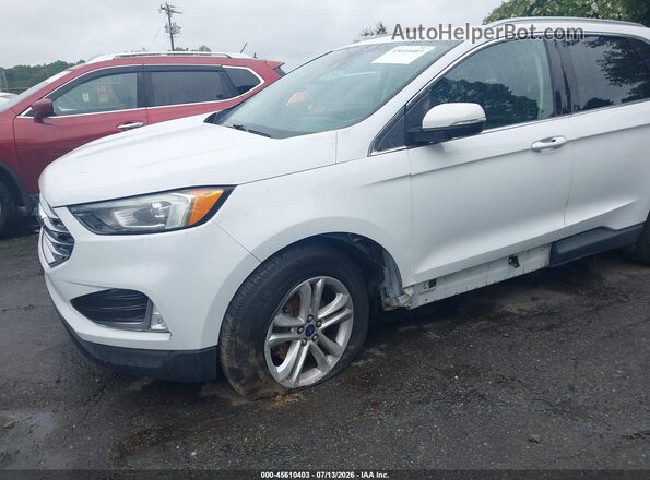2FMPK3J98KBB00772 2019 FORD EDGE White Вид спереду