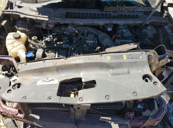 2FMPK3J98KBB26790 2019 FORD EDGE Бордовый Вид подкапотного пространства
