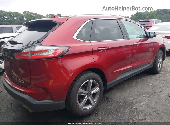 2FMPK3J98KBB40110 2019 FORD EDGE Red Задня права чверть