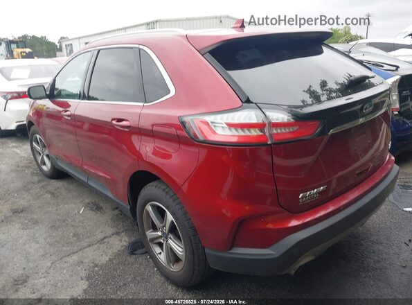 2FMPK3J98KBB40110 2019 FORD EDGE Red Задня ліва чверть