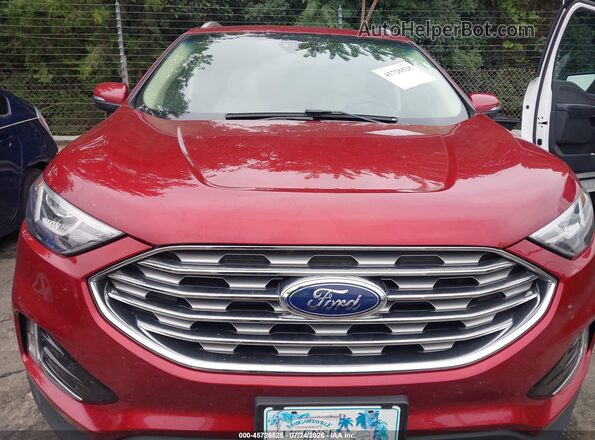 2FMPK3J98KBB40110 2019 FORD EDGE Red Вид спереду