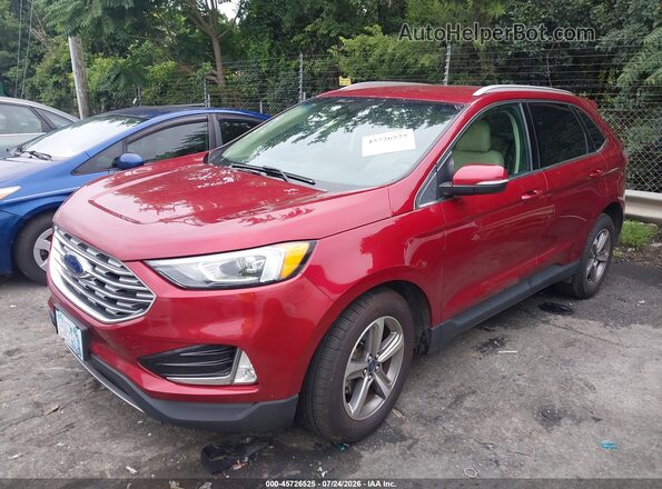 2FMPK3J98KBB40110 2019 FORD EDGE Red Передня ліва чверть