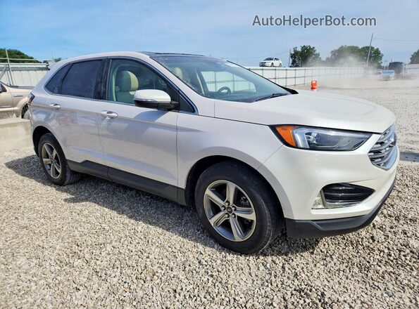 2FMPK3J98KBB53021 2019 FORD EDGE White Front right