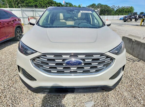 2FMPK3J98KBB53021 2019 FORD EDGE White Front view