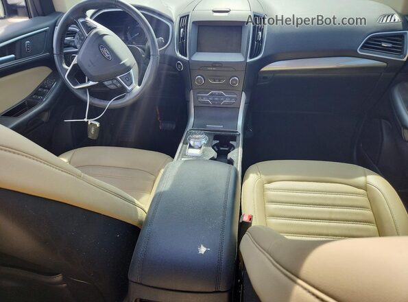 2FMPK3J98KBB53021 2019 FORD EDGE White Dashboard view