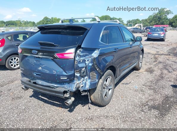 2FMPK3J98KBC15730 2019 FORD EDGE Blue უკანა მარჯვენა