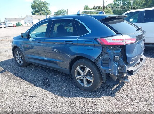 2FMPK3J98KBC15730 2019 FORD EDGE Blue უკანა მარცხენა