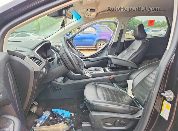 2FMPK3J98LBA33138 2020 FORD EDGE Black Widok wnętrza z przodu