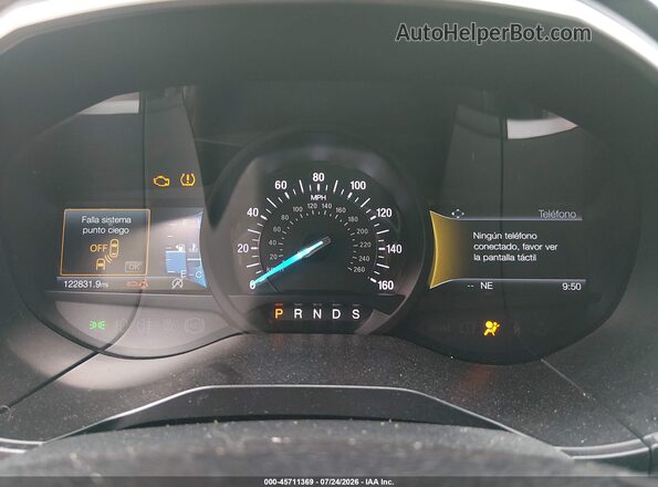 2FMPK3J98LBA57424 2020 FORD EDGE Silver Widok tylnych siedzeń
