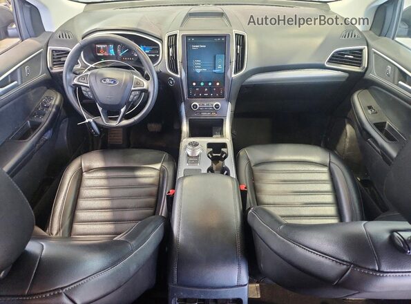 2FMPK3J98MBA40821 2021 FORD EDGE Gray Առջևի վահանակի տեսք