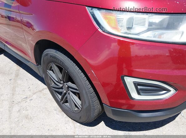 2FMPK3J99GBB72880 2016 FORD EDGE Красный Вид спереди
