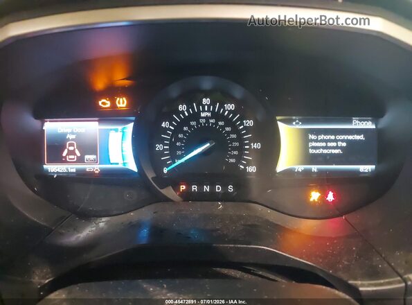2FMPK3J99GBB75519 2016 FORD EDGE Blue Вид задніх сидінь