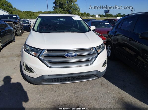 2FMPK3J99GBB87623 2016 FORD EDGE White Սարքավորումների վահանակի տեսք
