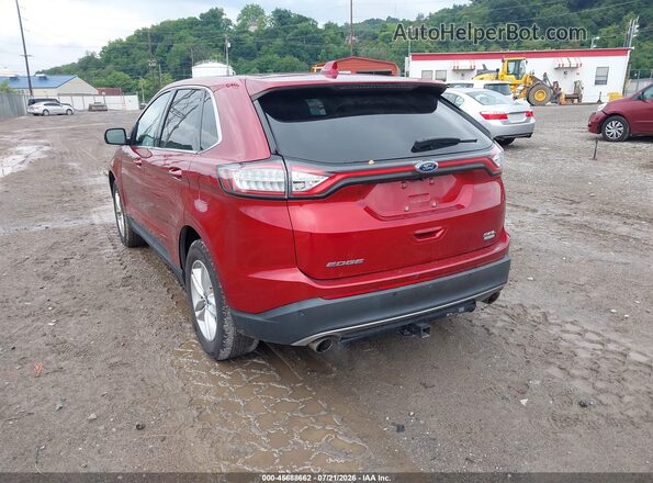 2FMPK3J99HBC01246 2017 FORD EDGE Красный Задняя левая четверть
