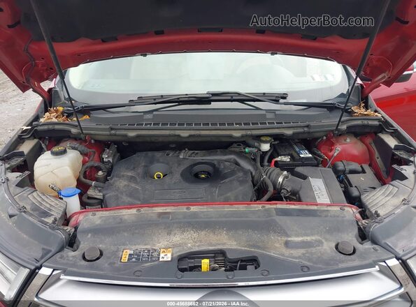 2FMPK3J99HBC01246 2017 FORD EDGE Красный Вид сзади