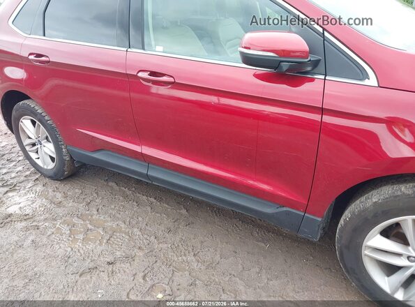2FMPK3J99HBC01246 2017 FORD EDGE Красный Вид спереди