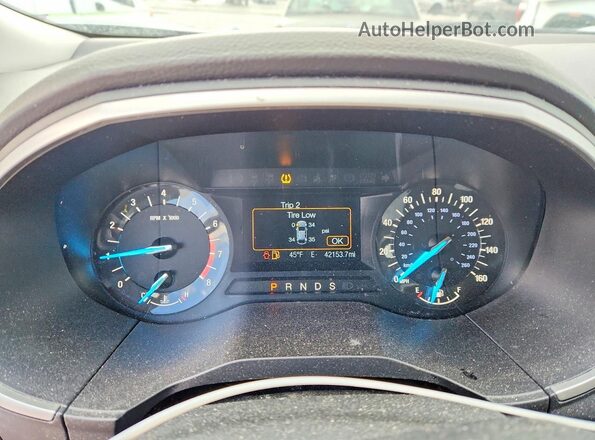 2FMPK3J99HBC61706 2017 FORD EDGE Blue Սարքավորումների վահանակի տեսք