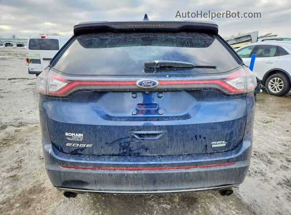2FMPK3J99HBC61706 2017 FORD EDGE Blue Հետևի տեսք