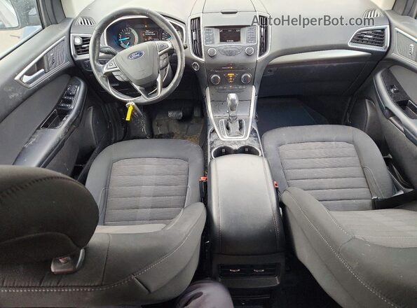 2FMPK3J99HBC61706 2017 FORD EDGE Blue Առջևի վահանակի տեսք