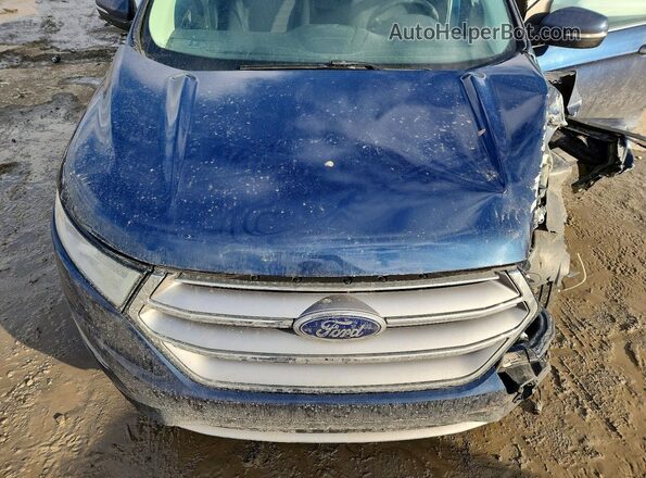 2FMPK3J99HBC61706 2017 FORD EDGE Blue Շարժիչի բաժամունքի տեսք