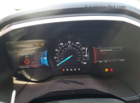 2FMPK3J99JBB39370 2018 FORD EDGE Черный Вид щитка приборов