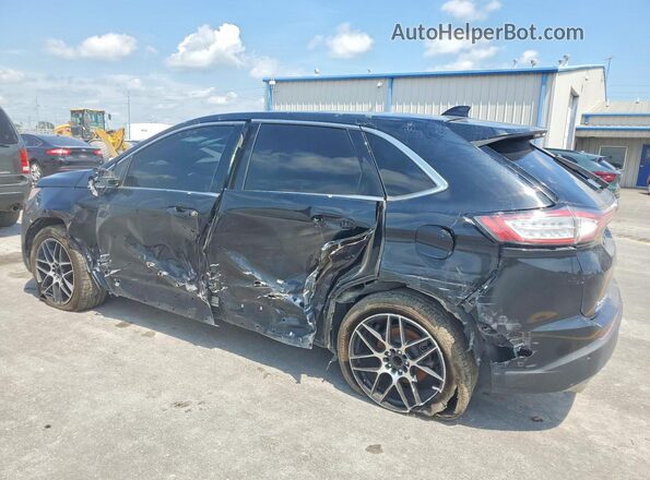 2FMPK3J99JBB39370 2018 FORD EDGE Черный Задняя левая четверть