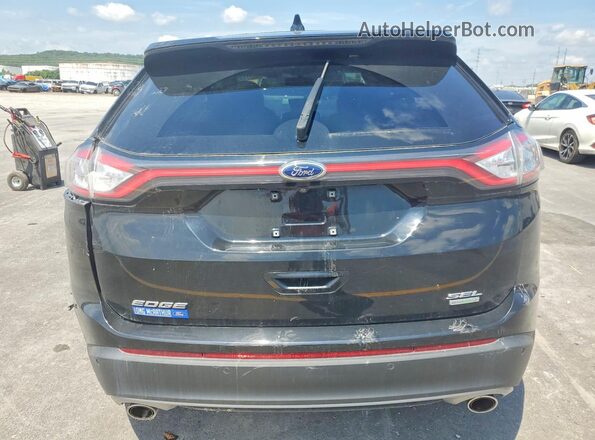 2FMPK3J99JBB39370 2018 FORD EDGE Черный Вид сзади