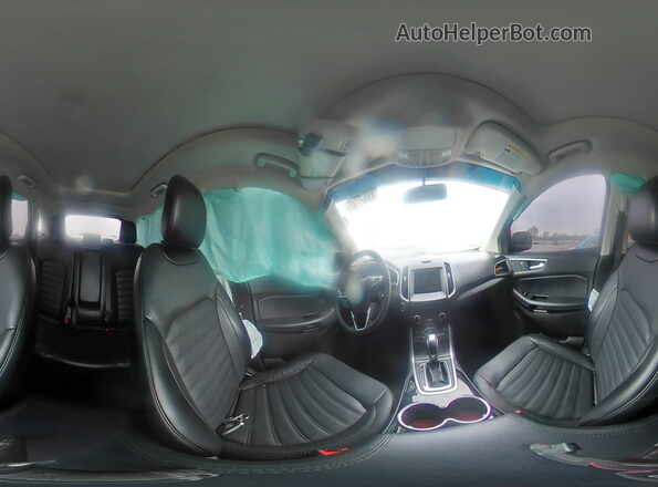 2FMPK3J99JBB39370 2018 FORD EDGE Черный Панорамный вид салона 360°
